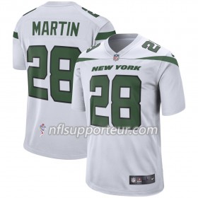 Maillot Homme New York Jets Curtis Martin 28 Nike Blanc